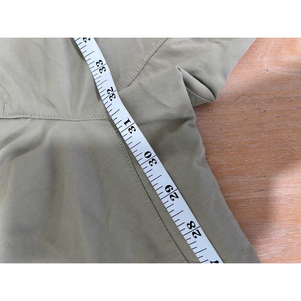The North Face Mens 38x32 Khaki Convertible Zip Off‎ Hiking Pants UPF 40+ Belted
